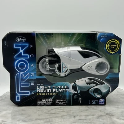 Figura de acción Tron Legacy Kevin Flynn Light Cycle Cockpit 2010 Spin Master nueva Foto 1 de 4