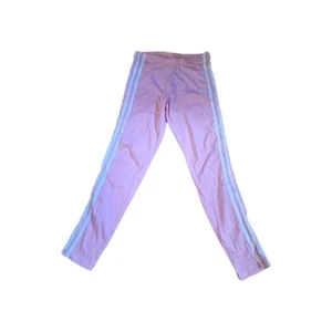 Adidas Pink Side Stripe Athletic Girls Leggings Pants Medium Youth 11-12 - Picture 1 of 9