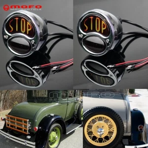 Par de luces traseras de freno de parada para Ford Modelo A Hot Rat Rods 1928 1929 1930 1931 - Imagen 1 de 12