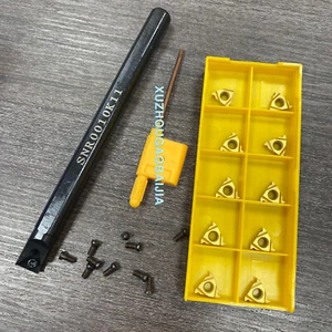 Small Internal Threading Tool, Boring Tool, with 10 Carbide 11IR A60, 10 screw - Picture 1 of 9