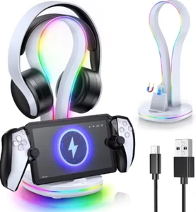 3-in-1 Magnetic Charging Stand for PlayStation Portal and PS5 Headset Wireless - Picture 1 of 13