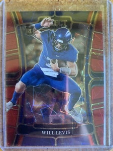 2023 Panini Select Draft Picks - Concourse Red Lazer Prizm #3 Will Levis (RC) - Picture 1 of 2