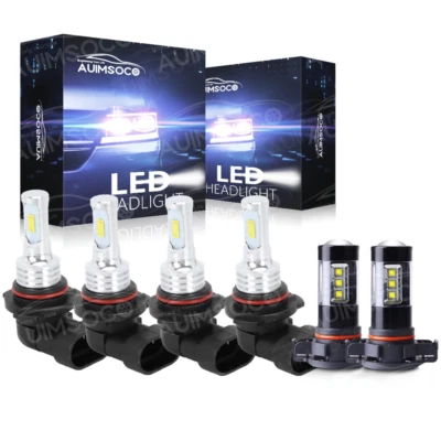 Combo faros LED luces antiniebla altas y bajas para Dodge Journey 2010-2018 2019 Foto 1 de 4