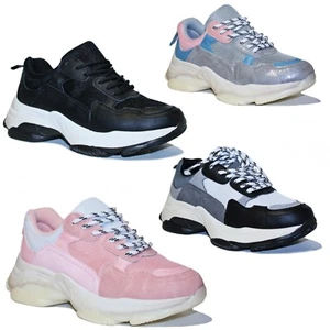 Scarpe donna Sneakers Ginnastica Passeggio Fitness Running Sport Casual C39 - Foto 1 di 7