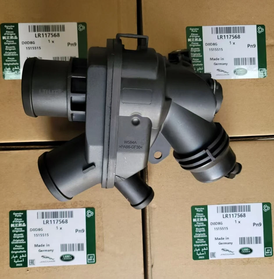 Genuine THERMOSTAT OEM LR117568 Land Range Rover Jaguar Velar LR4 Discovery5 3.0 Foto 1 de 4
