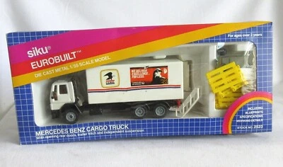 MIB NRFB SIKU W. GERMANY 1:55 92 MERCEDES CARGO TRUCK USPS 2523 DIECAST RARE HTF - Image 1 of 4