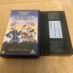 WALT DISNEY FABLES VOL 1 Sleepy Hollow/Prince & Pauper VHS Video Blue Box