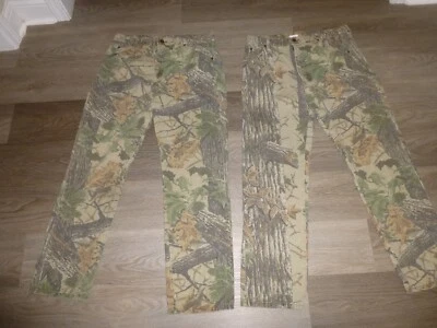 Calça jeans camuflada vintage Duxbak 36 x 34 real 36x33 e 36x32 2 Pr Of - Imagem 1 de 4