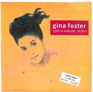 Gina Foster Love Is A House (Remix) Promo 7" 1989 PB43073 Deconstruction EX