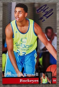 D'Angelo Russell Signed 4x6 Photo Ohio State LA Lakers NBA Basketball RAD - Picture 1 of 1