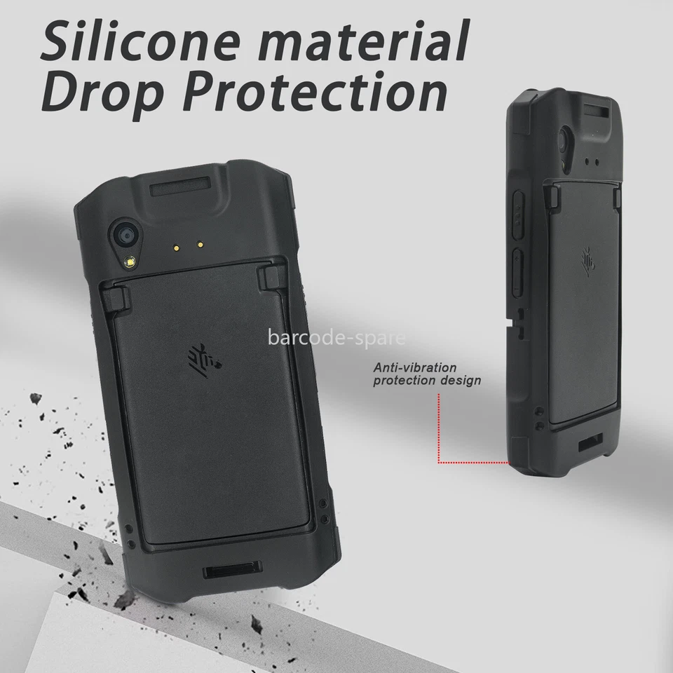 10PCS New For Zebra TC21 TC26 Black Rugged Bumper Case Boot / Protective Cover - Image 1 of 4