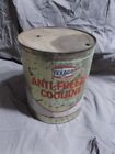 Vintage Automotive Advertising 1 Gallon Tin Can TEXACO ANTI-FREEZE COOLANT