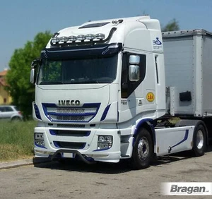Barra de techo para adaptarse al cubo Iveco Stralis + accesorios activos espacio-tiempo de alta vía negra - Imagen 1 de 5