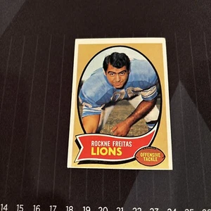 1970 Topps Football Card Rockne Freitas Rookie Detroit Lions #96 - Picture 1 of 6