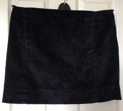 COS Navy Blue Mini Skirt Jumbo Cord  Size 40 UK 12  Corduroy Short Pockets - Image 1 of 4