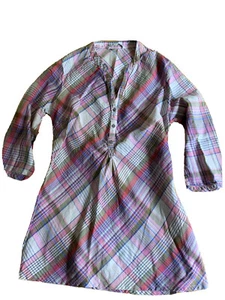 Fat Face ladies pink mix checked blouse top size 10 - Picture 1 of 5
