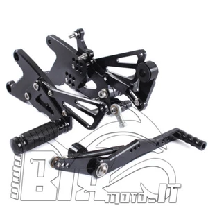 PEDANE ARRETRATE REGOLABILI YAMAHA R1 2019/2020/2021/2022/2024 REGOLABILI ERGAL - Imagen 1 de 3