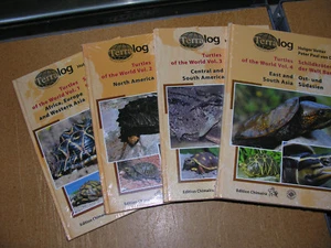 TERRALOG, Turtles of the World, ALL 4 VOLUMES Package - Imagen 1 de 5