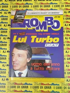 Rivista ROMBO settimanale anno 6 n.49 2 dicembre 1986 CON MANIFESTO PEUGEOT(AM3) - Picture 1 of 1