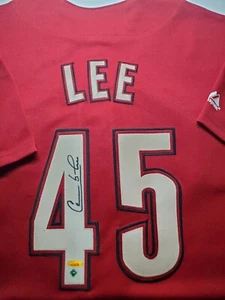 Carlos Lee Signed Autographed Houston Astros Majestic Jersey MLB COA Tristar  - Picture 1 of 5