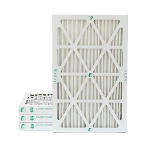 18x24x2 MERV 13 Pleated AC Furnace Air Filters by Glasfloss. 4 Pack - Picture 1 of 5