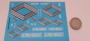 decal decals 1/18 alpine renault gordini raute - Bild 1 von 1