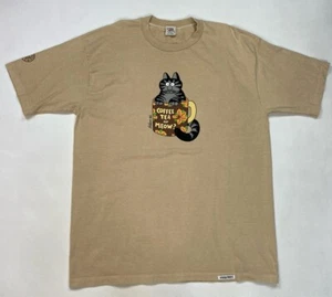 VINTAGE Crazy Shirts B Kliban Cat Graphic T-shirt Men XL USA 90s Single Stitch - Picture 1 of 12