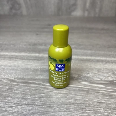 Kiss My Face Early To Rise Gel de Banho Wild Mint & Citrus 1 Oz Novo Mini Viagem - Imagem 1 de 4