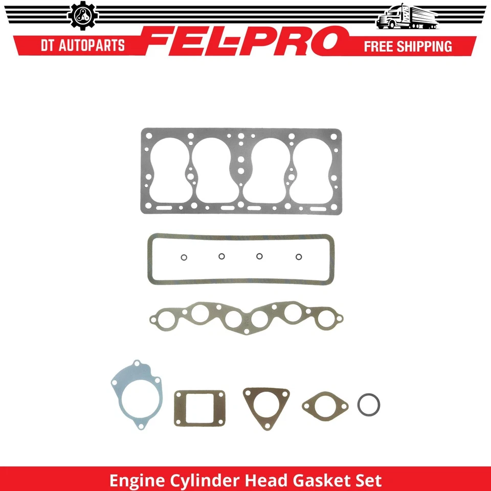 适用于 1946 - 1950 年 Willys Station Wagon 发动机气缸盖垫片套装 Fel-Pro 1947 — 第 1/1 张图片