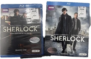 Sherlock BBC Collection Seasons 1-2 Blu-ray Benedict Cumberbatch - Picture 1 of 3