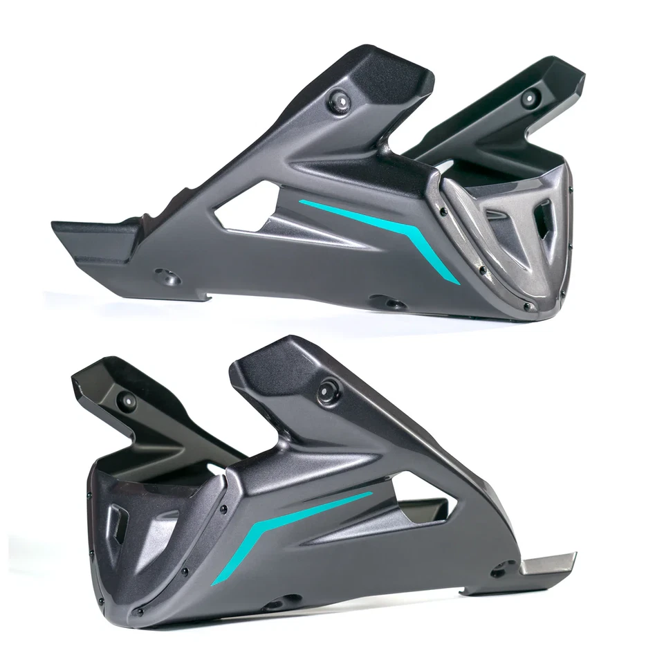 Spoiler De Carénage Pyramid Belly Pan Cyan Nuit Yamaha MT-09 2024 - 2025 - Photo 1/4