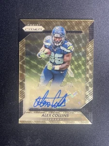 2016 Panini Prizm #202 Alex Collins Gold Vinyl Autograph #/5 - Picture 1 of 2