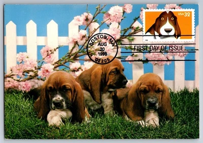 #3230 Bright Eyes Dog FDC Maxi Card - Image 1 of 2