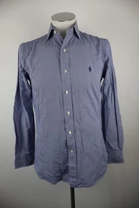 RALPH LAUREN HERREN HEMD BAUMWOLLE GR 14,5 / 37 MAN CASUAL VINTAGE SHIRT BLAU - Bild 1 von 10