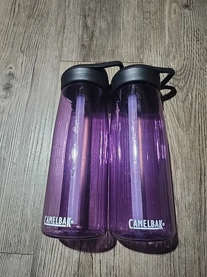 Preowned Camelback Plastic Water Bottle 20oz Purple Color $12.99 Ea Or 2 For $20 - Image 1 of 4