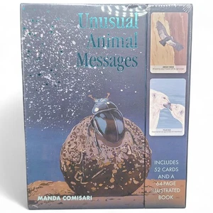 Unusual Animal Messages Oracle Deck Includes 52 Cards & 64 Page Illustrated Book - Picture 1 of 4