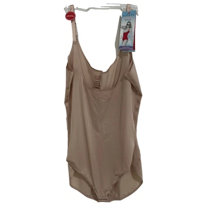 НОВЫЙ боди для похудения Spanx Assets Luxe Lean Open Bust размер 1X Plus Dusty Rose - Изображение 1 из 4