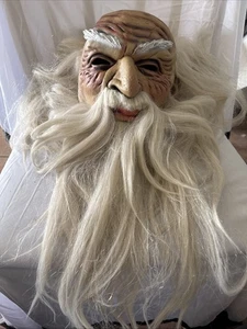 Vintage 2003 Paper Magic Group Inc Old Man Wizard Biker Bartmaske - Bild 1 von 7