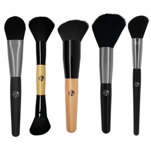 W7 Makeup Cosmetic Brushes Choose Brush Foundation Blush Bronzer Powder - Picture 1 of 8