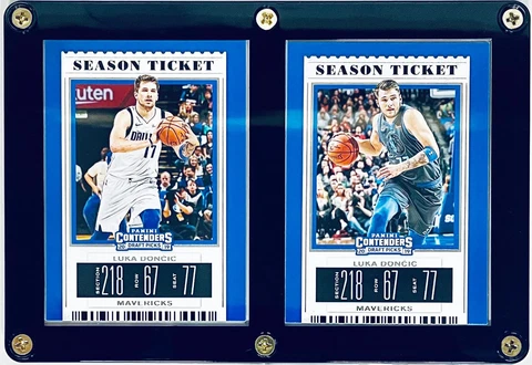 Dallas Mavericks Luka Doncic Ultra Pro 2 Card Plaque Cover