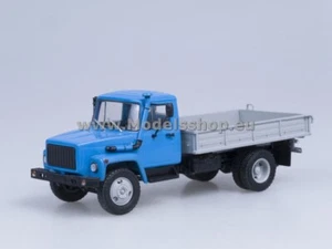 AI1015 GAZ-3309 flatbed truck /blue-grey/ - Foto 1 di 6