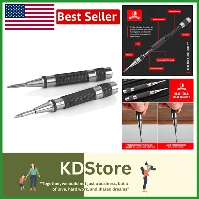 Компактный и регулируемый автоматический центральный перфоратор - идеально подходит для машинистов и плотников - Изображение 1 из 4