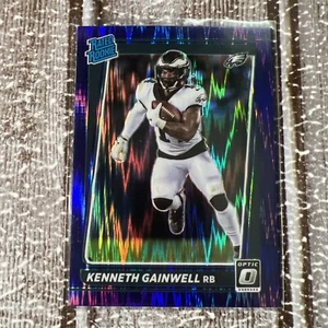 2021 Donruss Optic Kenneth Gainwell Purple Shock Prizm Rated Rookie RC #239 - Picture 1 of 2