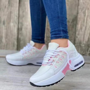 Womens Sneakers Tennis Shoes Breathable Mesh Running Sports Air Cushion New