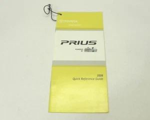 2008 TOYOTA PRIUS QUICK POCKET REFERENCE GUIDE *PRE-OWNED* - Picture 1 of 4