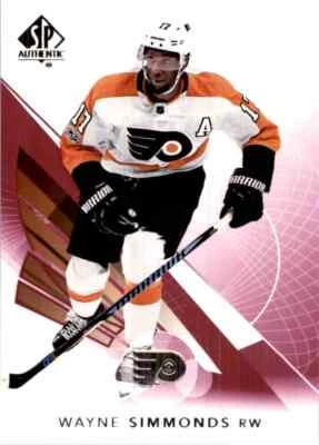 2017-18 Upper Deck SP Authentic Limited Red Wayne Simmonds #8 - Image 1 of 2