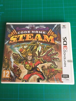 CODE NAME: STEAM NINTENDO 3DS SEALED NEW PAL EUROPE AUSTRALIA S.T.E.A.M. - Image 1 of 2