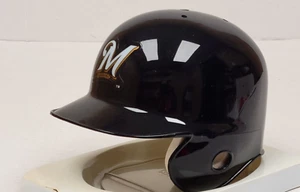 MLB Milwaukee Brewers Riddell Replik Batterien Mini-Helm mit Ständer, NEU - Bild 1 von 6