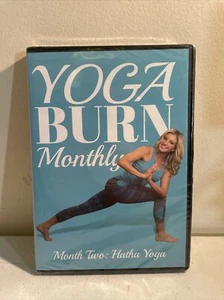 Yoga Burn Monthly - Month 2 Two: Hatha Yoga 4-Disc Set New Practices Beginner - Picture 1 of 3