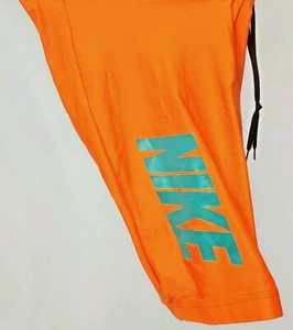 NOS Nike Cycling Shorts Orange Blue Unisex Size Small - Picture 1 of 6